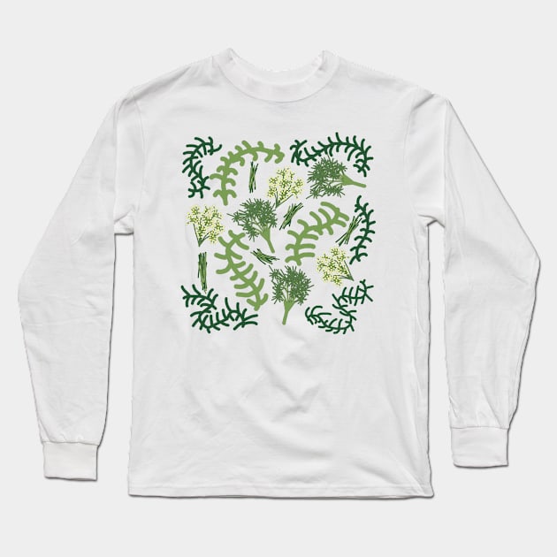 Herbalists pouch Long Sleeve T-Shirt by Mushcan